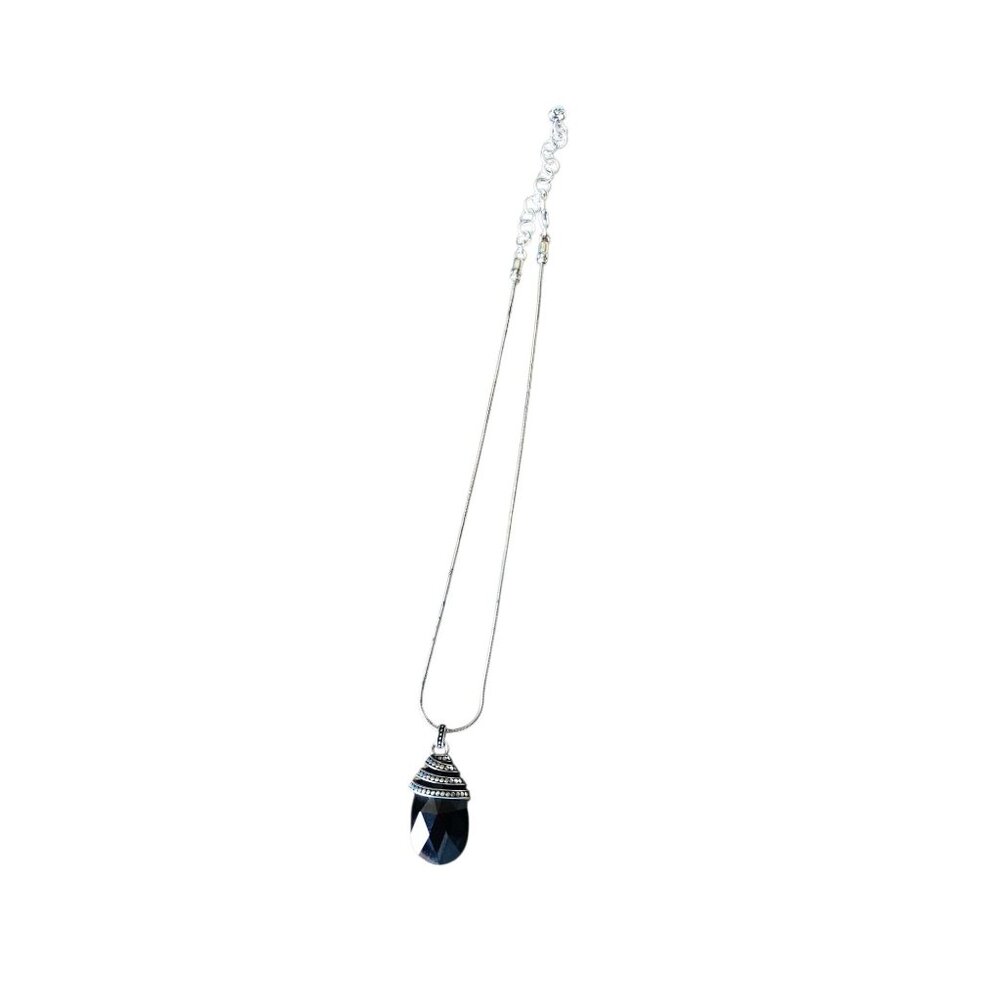 Brighton Black and Silver Gem Necklace